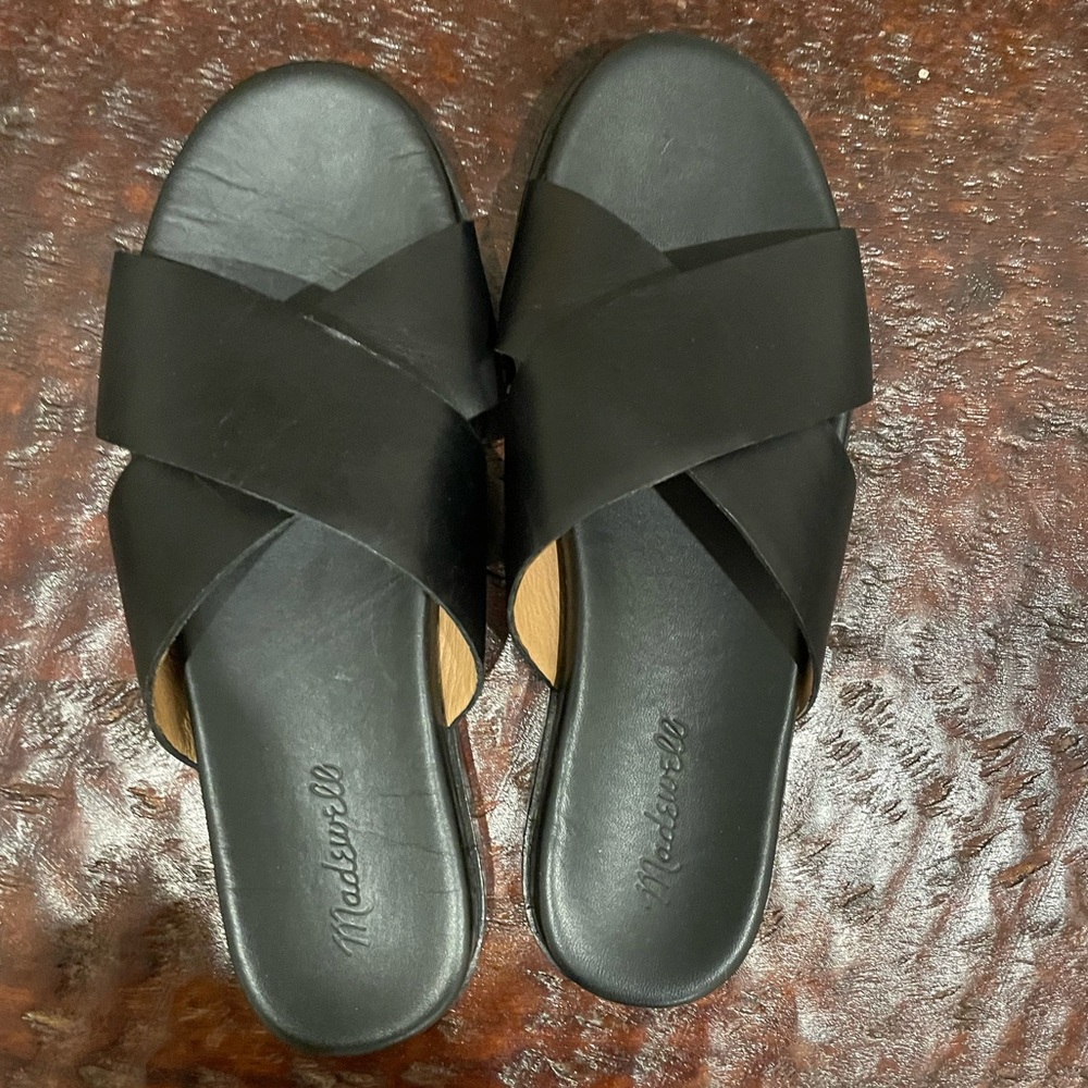 Madewell slip on sandals